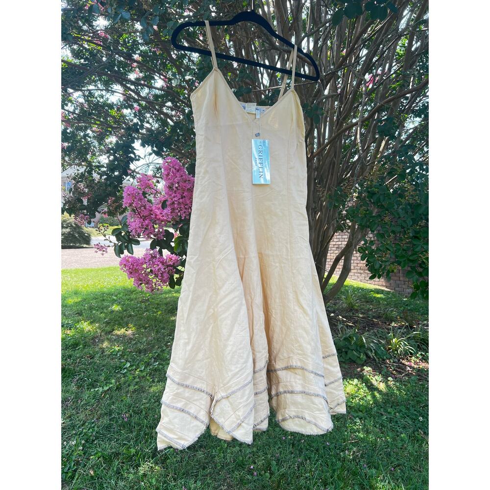NWT Linen Vintage Dress Grifflin Paris small